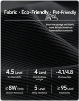 Modulares Kompressionssofa-Set für kleine Wohnräume: Vollständig vakuumkomprimierter Schwammstoff-Lazy-Sessel im Sektional-Design