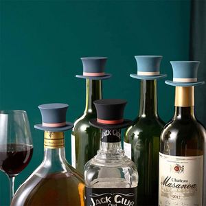 Bouchon de bouteille de vin réutilisable en silicone sans BPA, dispositif de conservation de la fraîcheur, vente chaude - Product Image 3