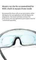 2025 nouvelles lunettes de soleil de sport polarisées Anti UV lentille interchangeable vélo lunettes de cyclisme personnalisées