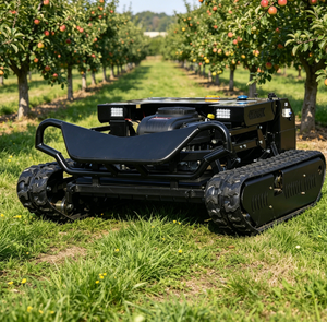 Hot Sale Industrial 900mm Track Self Propelled Lawn Mower All Terrain <b>Remote</b> <b>Control</b> <b>Robotic</b> Lawn Mower - Product Image 2