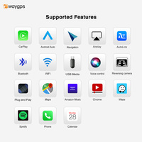 Ewaygps - Monitor para Automóvil con Pantalla Táctil IPS Android, Navegación GPS Wifi, Bluetooth, Carplay, para BMW Serie 5 F10 F11 2010-2017