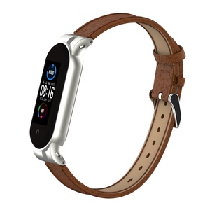 Dây Đeo Miband 5 Dây Đeo Đồng Hồ Da Cổ Điển Thay Thế Cho Xiaomi Mi Band 5 Phiên Bản Toàn Cầu - Product Image 3