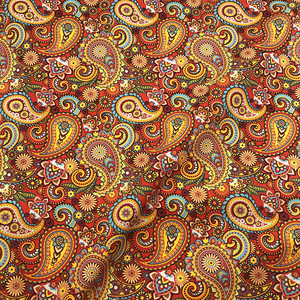 Vải thiết kế Paisley bán buôn từ nhà máy Trung Quốc, 90% polyester 10% cotton, vải poplin pha <span class=keywords><strong>TC</strong></span> dệt, bán theo mét - Product Image 5