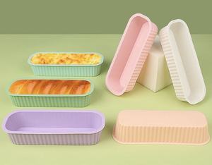 482 ° Moule à pain en silicone résistant à la chaleur pour friteuse à air et four, moule rectangulaire antiadhésif pour gâteau, tapis de cuisson réutilisable pour pain au levain - Product Image 5