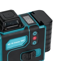 Niveau laser 16/12 lignes, instrument de topographie d'ingénierie 3D/4D, kit d'outils alimenté par batterie au lithium, marque privée, origine Nantong