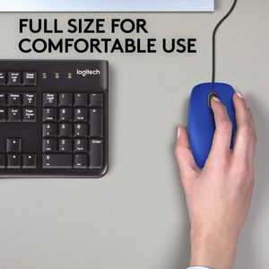 Bán buôn Logitech M110 có dây USB chuột im lặng nút thoải mái đầy đủ kích thước sử dụng thiết kế cho văn phòng làm việc - Product Image 4