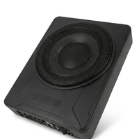 Subwoofer Activo Compacto de 10 Pulgadas para Coche, Fácil de Instalar, con Amplificador Integrado, para Mejora de Audio en Vehículos