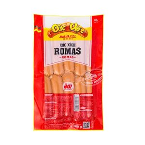 Salchicha Duc Viet ROMAS World City 500g, Salchicha Congelada Premium Estilo Italiano, Tecnología Alemana Auténtica, Calidad de Exportación B2B - Product Image 1