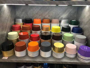 ABL PACK Récipient en papier d'aluminium jetable personnalisé 60ML 2oz Dessert <span class=keywords><strong>tarte</strong></span> tasse de cuisson casserole plateau alimentaire avec <span class=keywords><strong>couvercle</strong></span> - Product Image 3