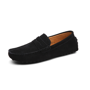 Zapatos Casuales para <span class=keywords><strong>Hombre</strong></span>, <span class=keywords><strong>Mocasines</strong></span> Clásicos Originales de Cuero Gamuza sin Cordones, Zapatos Planos para <span class=keywords><strong>Hombre</strong></span> - Product Image 6