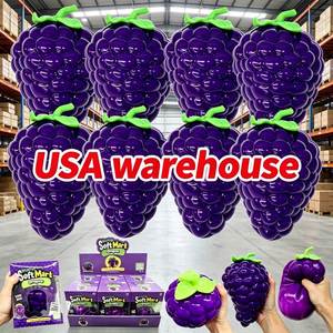 Pelota Antiestrés Gigante de Uva Morada, Material TPR, Juguete Sensorial de Uva Morada, Juguete Promocional de Simulación de Fruta - Product Image 6