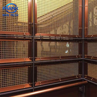 Malla Metálica Decorativa Arquitectónica de Alambre Plano Ondulado para Decoración de Paredes Interiores, Paneles de Gabinetes y Protección de Escaleras