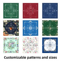 Tapis de jeu carré antidérapant, résistant à l'usure, à motif personnalisable, avec base en caoutchouc silencieuse et lavable, 800x800mm