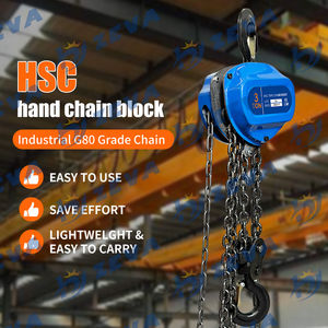 HSZ-C 3 Ton (6600 Lbs) rantai Hoist | Rantai beban baja Aloi G80 | 6 Meter (20 kaki) angkat | Sesuai dengan ASME B30.21 & <span class=keywords><strong>OSHA</strong></span> - Product Image 2