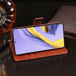 Funda de cuero tipo cartera para <span class=keywords><strong>Samsung</strong></span> Galaxy A01 Core <span class=keywords><strong>21S</strong></span> M11 21 31 41 51 71 10S 30S 50S S20 FE Plus A51 M31 M21 M51 - Product Image 3