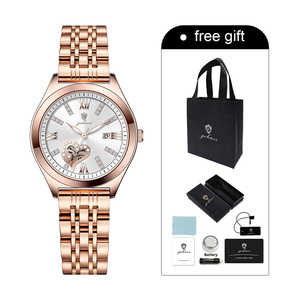 Montre-bracelet <span class=keywords><strong>à</strong></span> quartz Gohuos 7816 pour femme avec accessoires, mode, date automatique, résistante <span class=keywords><strong>à</strong></span> l'<span class=keywords><strong>eau</strong></span>, en stock, montre féminine - Product Image 4