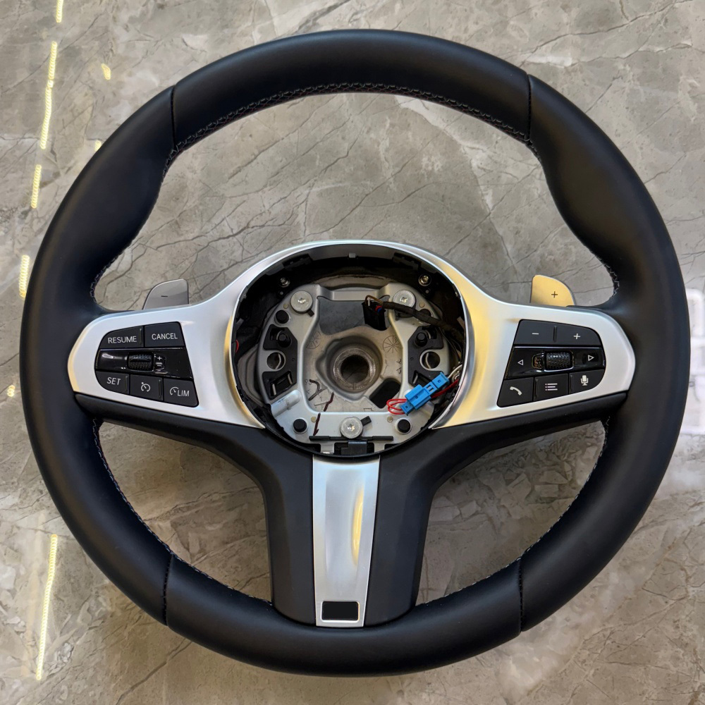 Custom G Chassis Leather Steering Wheel (BMW Fitment), photo 2