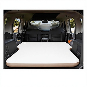 <span class=keywords><strong>Matelas</strong></span> de voiture gonflable blanc pliable, lit de couchage en PVC écologique pour le camping en plein air, les pique-niques et les voyageurs - Product Image 2