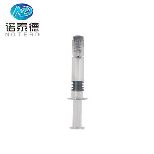 नई डिजाइन 1 मिलीलीटर ग्लास लुयर लॉक सिरिंज कस्टम तेल पैकेजिंग सुई स्थान के साथ - Product Image 2