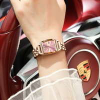 Montre pour femme Poedagar 795, montre de luxe pour femme avec diamants, étanche, bracelet en acier inoxydable lumineux, montre à quartz pour femme