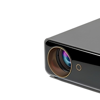 Projecteur intelligent portable Android 9 1080P avec haut-parleurs intégrés, compatible 3D, WiFi, LCD, 8 Go de stockage pour home cinéma