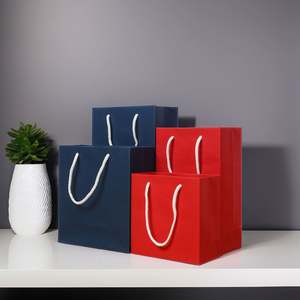 High Quality Thick Eco Kraft Paper <b>Bag</b> <b>for</b> Shopping Boutique Grocery Gift <b>Clothing</b> Customizable Logo Offset Printed Stock - Product Image 3