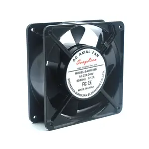 EC endüstriyel kasa fanı 120mm x 38mm rulman AC 110V 115V 120V 220V 240V fırçasız soğutma fanı