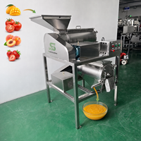 Commerciële aardbeienpulpmachine met precisie-verfijning voor soepele puree, jam en dessertproductielijnen