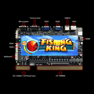 บอร์ดเกม Big Fish Grand สำหรับเกมตกปลา Fishing King ภาษาสเปน ปรับแต่งได้ ปลั๊กแบบ US คุณภาพสูง HET-V8.0 เวอร์ชั่น 2 1 บอร์ด PCB - Product Image 3