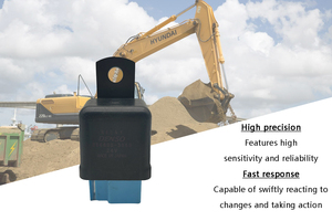 Relais de climatisation 24V à prise bleue pour excavatrice et camion, pièce de rechange pour <span class=keywords><strong>compresseur</strong></span> de climatisation, service de réparation, composant CVC - Product Image 3
