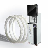 Mesin Cetak 3D Resin Perhiasan dengan Film Permeabel Oksigen, Mesin Cetak 3D Industri Otomatis untuk Pengecoran Perhiasan USB/WiFi