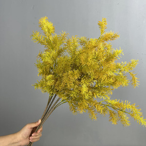Rami di Cipresso Dorati Artificiali all'Ingrosso, Realistici e Lavorati a Mano, Lunga Durata, Finto Salice Giallo per Laurea e Capodanno - Product Image 2