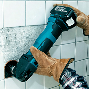 <span class=keywords><strong>Outil</strong></span> <span class=keywords><strong>oscillant</strong></span> multifonction sans fil <span class=keywords><strong>Makita</strong></span> DTM51 18V, vitesse variable, pour couper, poncer, gratter, rénover - Product Image 4