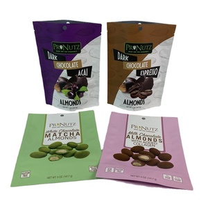 Bolsa de plástico impresa personalizada para alimentos, aperitivos, frutos secos, galletas, bolsa de pie, <span class=keywords><strong>almendras</strong></span>, avena, paquete, bolsa para Chocolate - Product Image 3