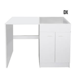 Mueble Bajo Fregadero para Lavavajillas 120x60 cm Blanco con Almacenamiento Lateral Izquierdo - Product Image 1