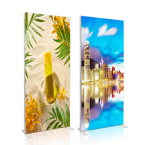 Giá cả cạnh tranh đa giác quảng cáo lightboxes hình dạng hình học hiện đại dẫn quảng cáo lightbox cho màn hình sáng tạo - Product Image 4