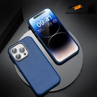 Boutons de caméra de placage en cuir de qualité supérieure étuis à couverture complète pour iPhone 16 Pro 15 14 13 Pro Max étanche Anti-chute nouvelles couvertures