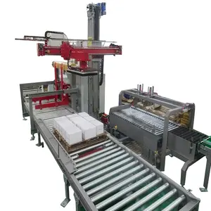 Automated bagging palletizer machine,carton palletizer,5 gallon barrel palletizer robot