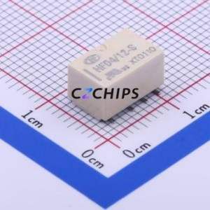 HFD4/12-SR Signal Relay SMD,6.5x10mm Relay 12V 2 Changeover: 2C (DPDT-Changeover)::: 8 1A-30VDC/300mA-125VAC - Product Image 1