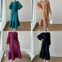 Robe Abaya Islamique de Luxe de Dubaï pour Femme, Élégante avec Strass, Design Décontracté, Robes Modestes Rouges pour Ramadan et Aïd, Été 2026