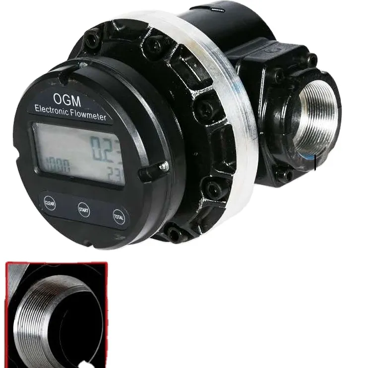 High Quality diesel flowmeter Digital Electronic Turbine fuel oil Flow Meter