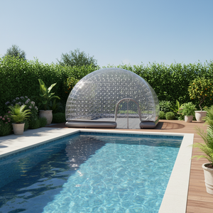 Tente dôme gonflable pour <span class=keywords><strong>piscine</strong></span> avec pompe à air pour gagnant - Product Image 1