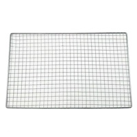 Grille de barbecue portable en acier inoxydable, grille de barbecue jetable ronde