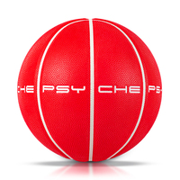 PSYCHE cuir matériel personnalisé Logo balle de basket-ball chaîne chaînes lignes taille 7 vessie en caoutchouc naturel