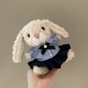 20cm Niedliches Kaninchen Plüschpuppe mit Kleidung zum Anziehen Geschenk für Mädchen und Kinder Geburtstagsspielzeug - Product Image 5