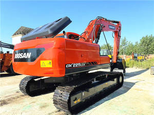 Excavatrice sur chenilles hydraulique Doosan Dh225 Dx225 d'occasion en bon état, d'origine coréenne, 25 tonnes, pour le Pérou - Product Image 4