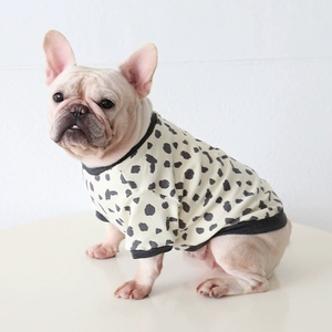 Venta caliente ropa para mascotas estilo japonés ropa para perros gordos estampados de moda <span class=keywords><strong>Bulldog</strong></span> francés sudaderas con capucha para perros Corgi suéter camisa al por mayor - Product Image 5