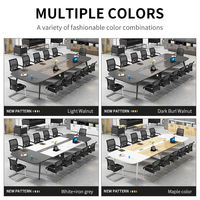 XTHYZ-023 Ensemble de chaises de bureau de conférence modernes avec design extensible, panneau en mélamine, processus de scellement des bords complets, fabriqué en Chine