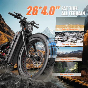 eAhora Romeo Ultra adult electric mountain bike 60V 70Ah 100-200Miles Long Range Ebike for Delivery and Commuting - Product Image 6