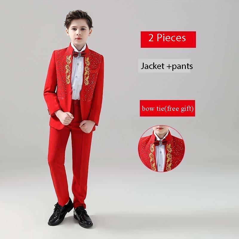 Veste rouge + pantalon